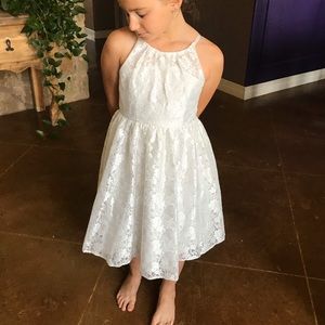 Wedding Christmas country communion lace dress